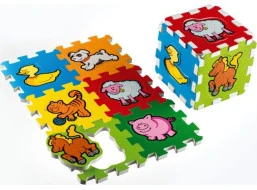 TEDDIES Pěnové puzzle Moje první zvířátka (13,5x13,5)