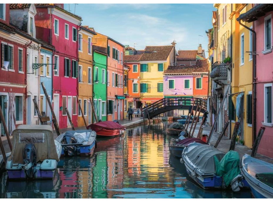 RAVENSBURGER Puzzle Burano, Itálie 1000 dílků