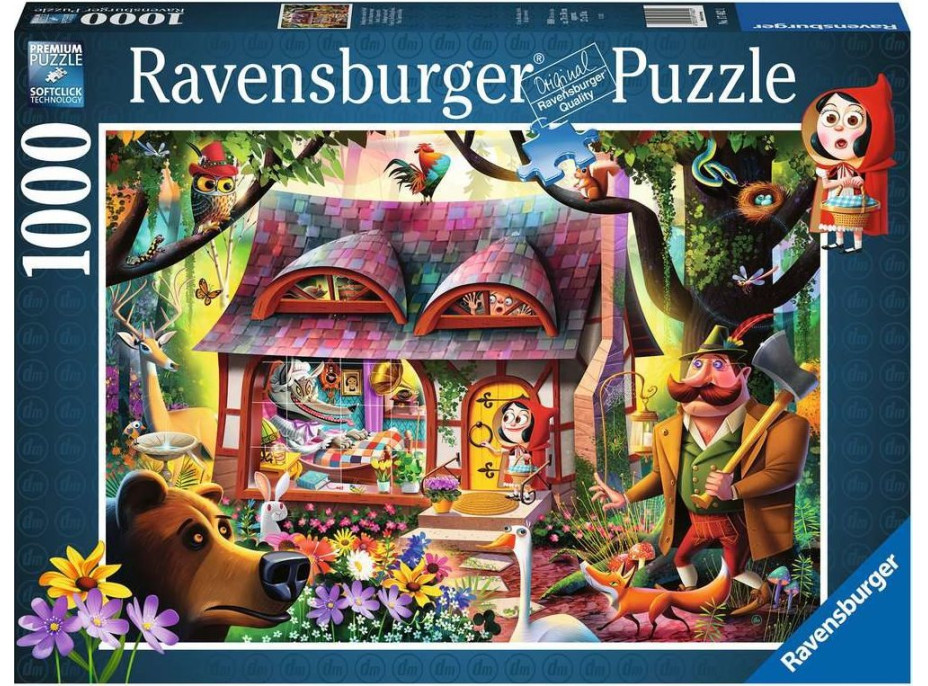 RAVENSBURGER Puzzle Červená Karkulka 1000 dílků