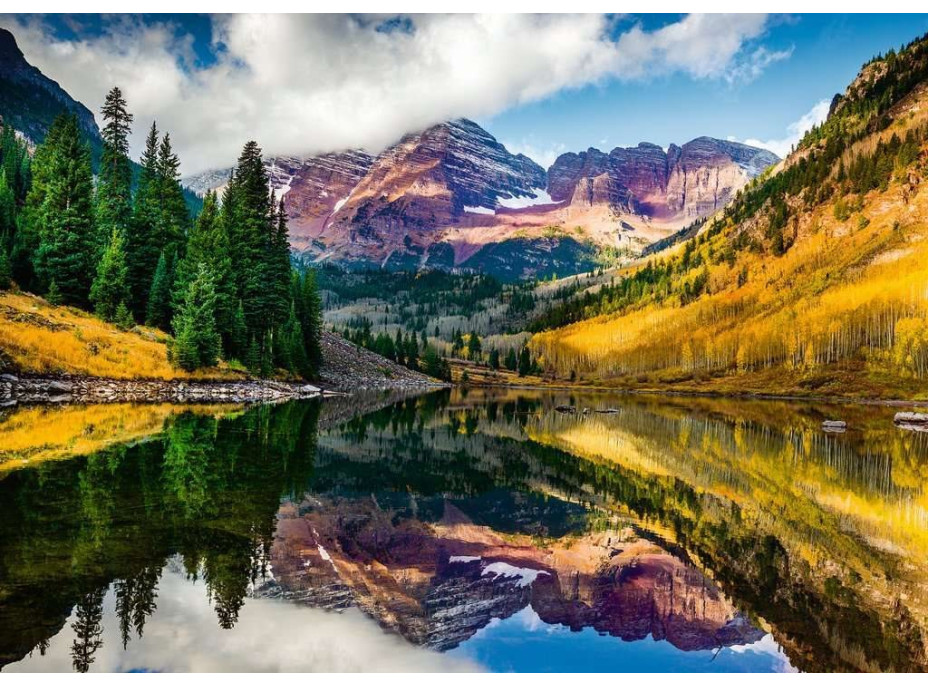 RAVENSBURGER Puzzle Dechberoucí hory: Aspen, Colorado 1000 dílků