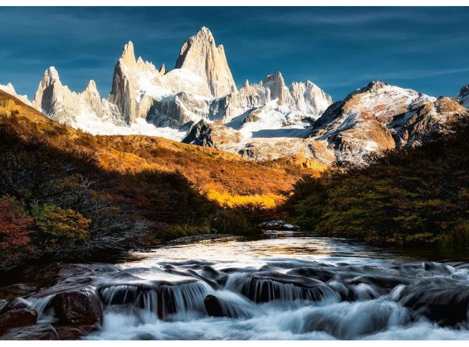 RAVENSBURGER Puzzle Dechberoucí hory: Mount Fitz Roy, Patagonie 1000 dílků