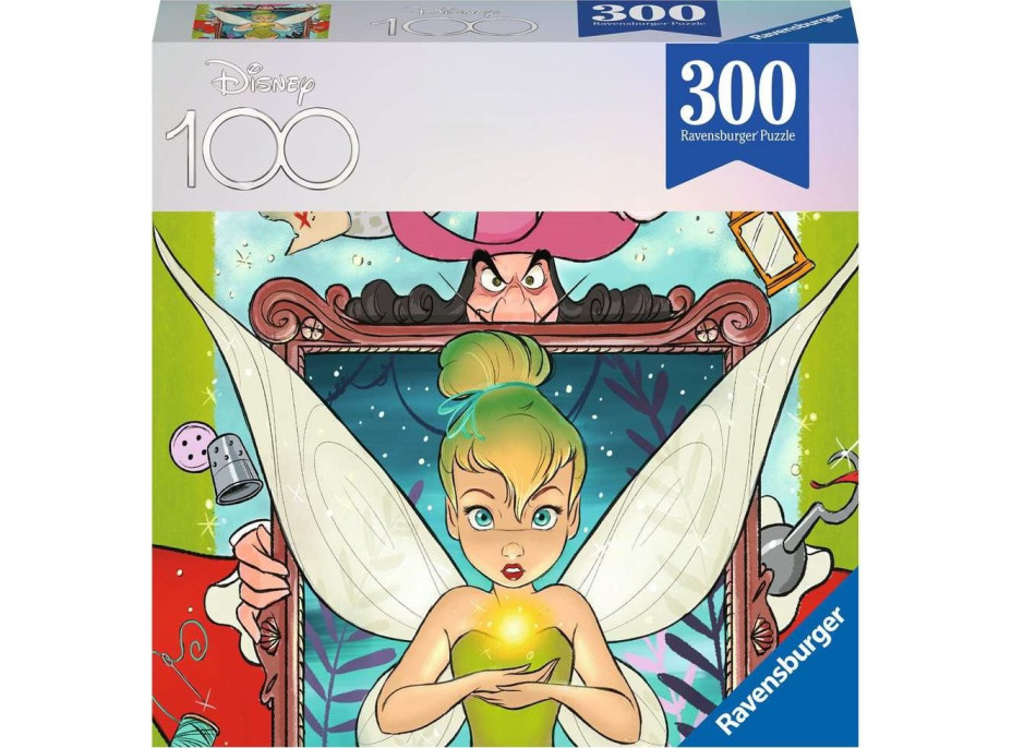 RAVENSBURGER Puzzle Disney 100 let: Víla Zvonilka 300 dílků