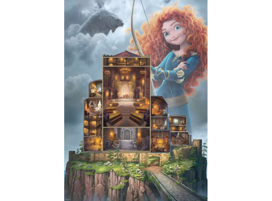 RAVENSBURGER Puzzle Disney Castle Collection: Merida 1000 dílků