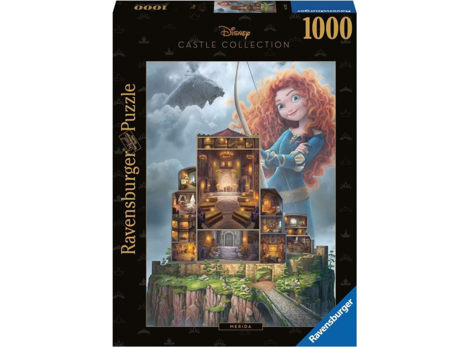 RAVENSBURGER Puzzle Disney Castle Collection: Merida 1000 dílků