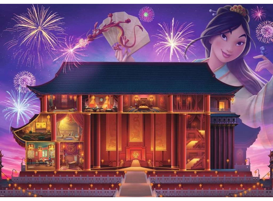 RAVENSBURGER Puzzle Disney Castle Collection: Mulan 1000 dílků