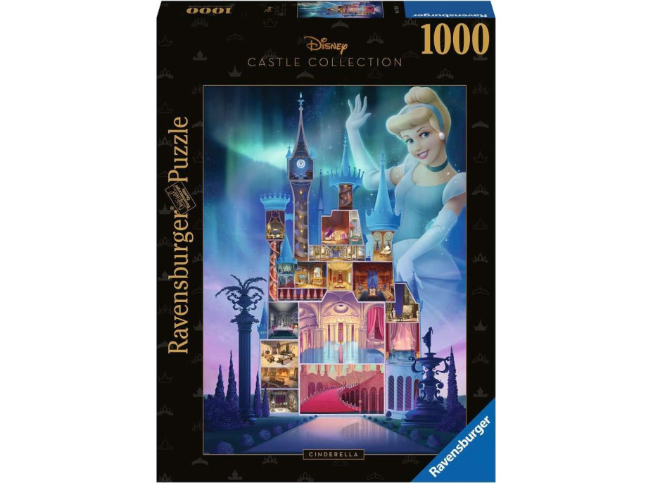 RAVENSBURGER Puzzle Disney Castle Collection: Popelka 1000 dílků