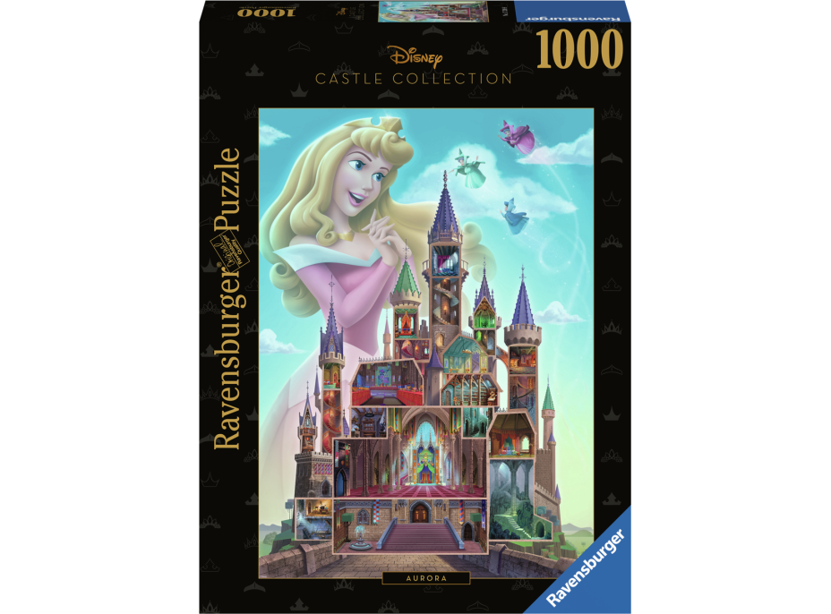 RAVENSBURGER Puzzle Disney Castle Collection: Šípková Růženka 1000 dílků