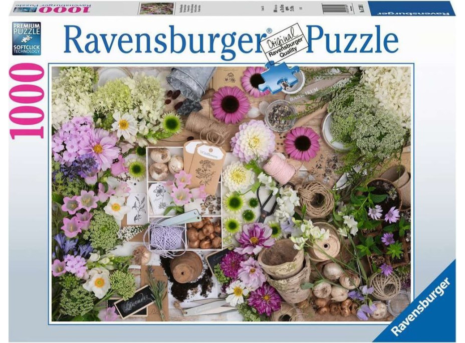 RAVENSBURGER Puzzle Floristika 1000 dílků