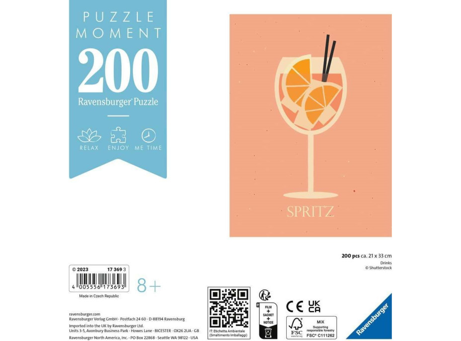 RAVENSBURGER Puzzle Moment: Drink 200 dílků