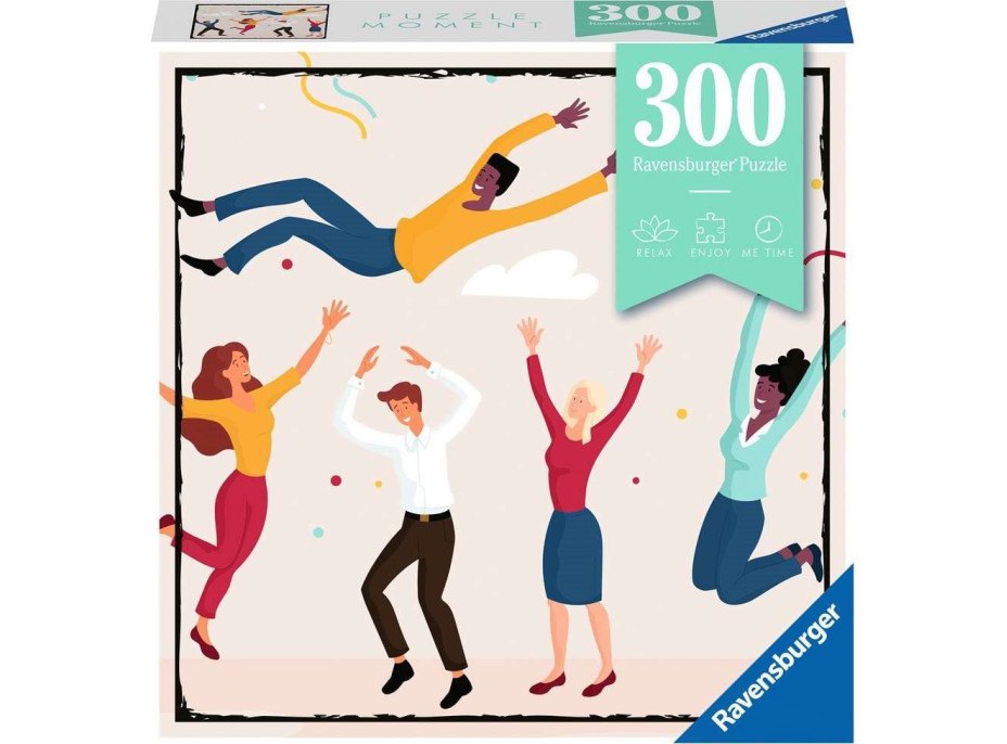 RAVENSBURGER Puzzle Moment: Party people 300 dílků