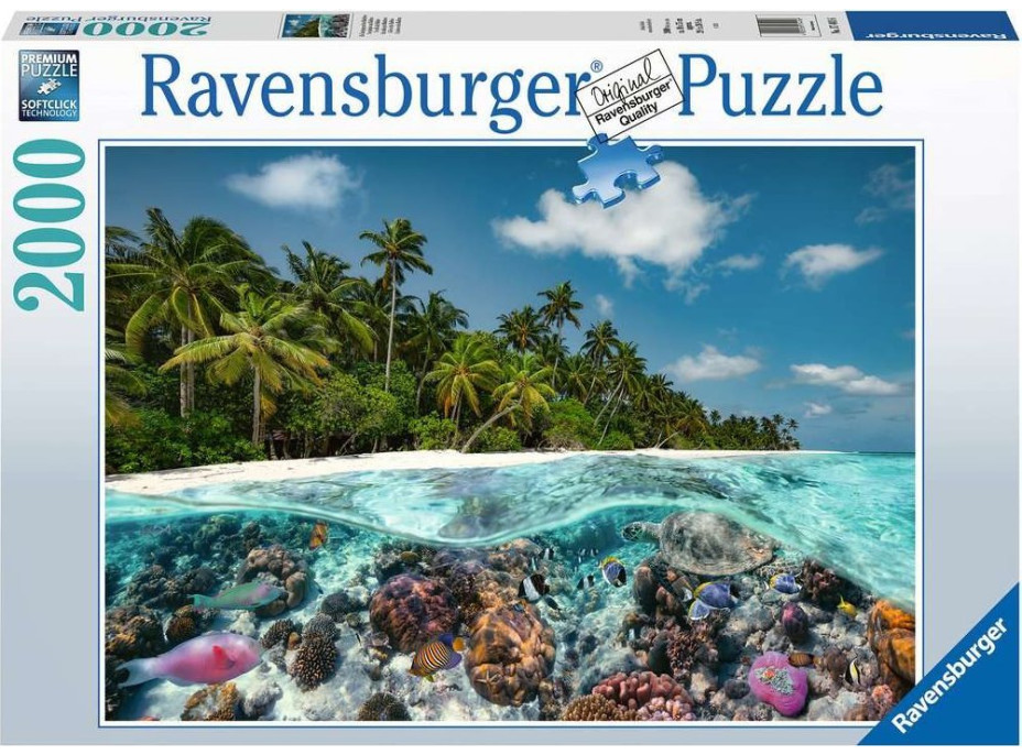 RAVENSBURGER Puzzle Potápění na Maledivách 2000 dílků