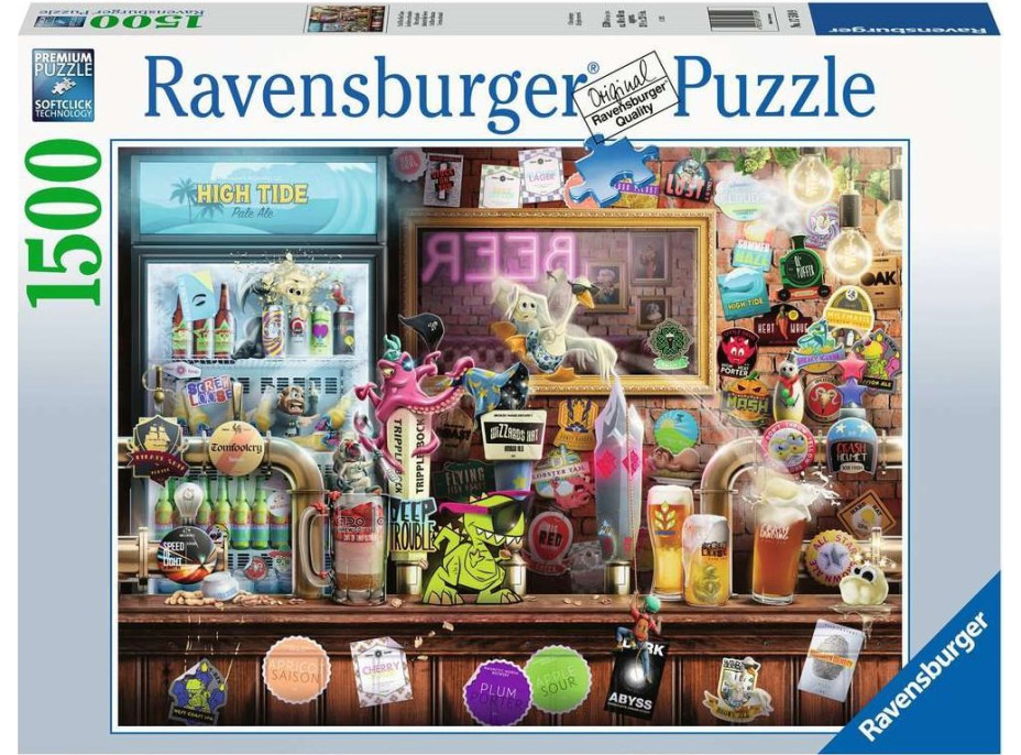 RAVENSBURGER Puzzle Řemeslné pivo 1500 dílků