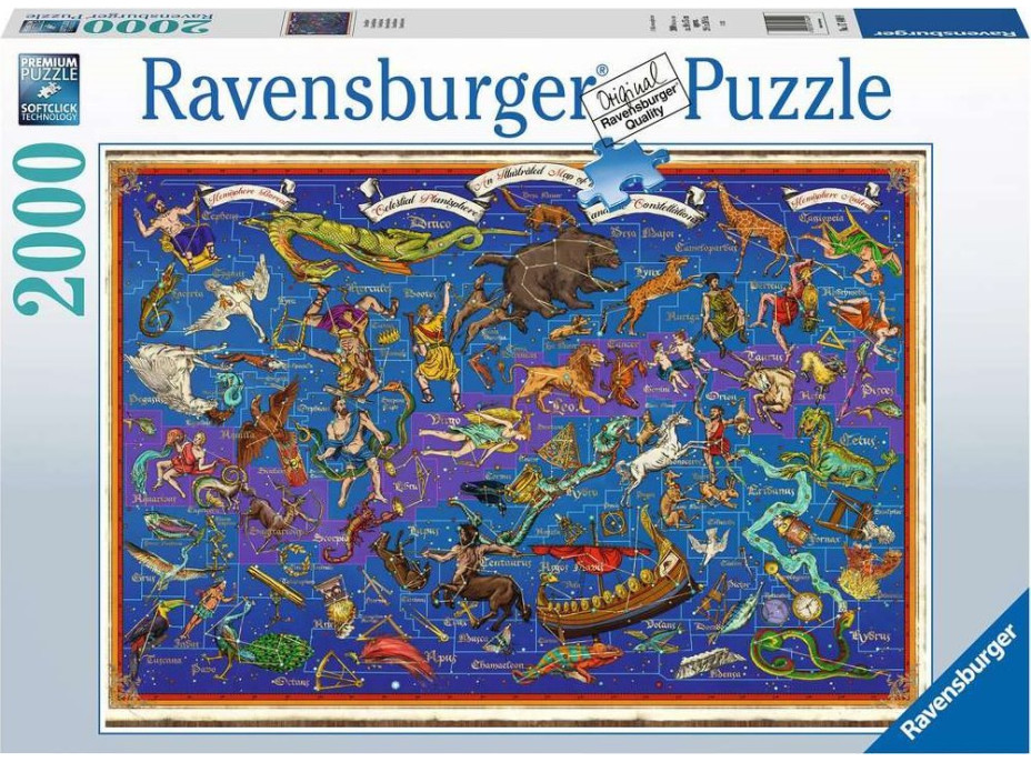 RAVENSBURGER Puzzle Souhvězdí 2000 dílků