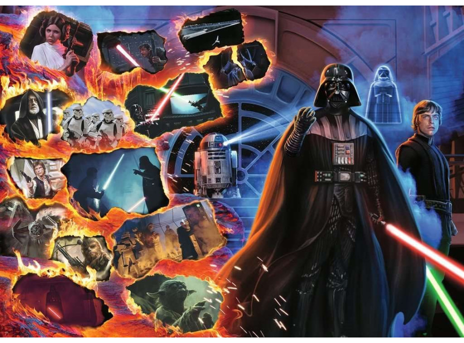 RAVENSBURGER Puzzle Star Wars Záporáci: Darth Vader 1000 dílků