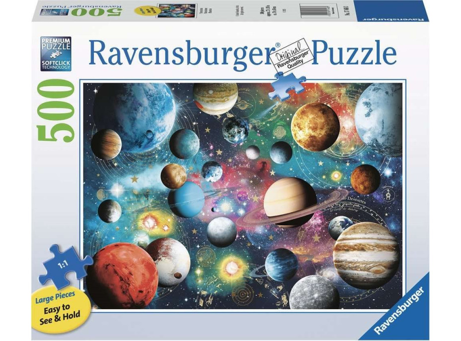 RAVENSBURGER Puzzle Vesmír XXL 500 dílků