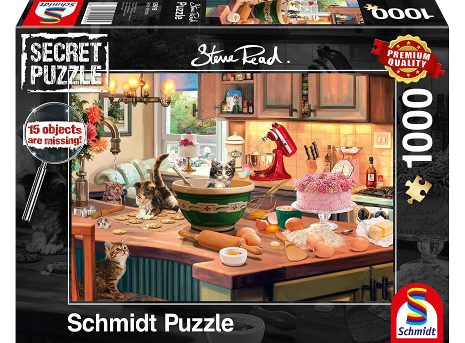 SCHMIDT Secret puzzle Na kuchyňském stole 1000 dílků