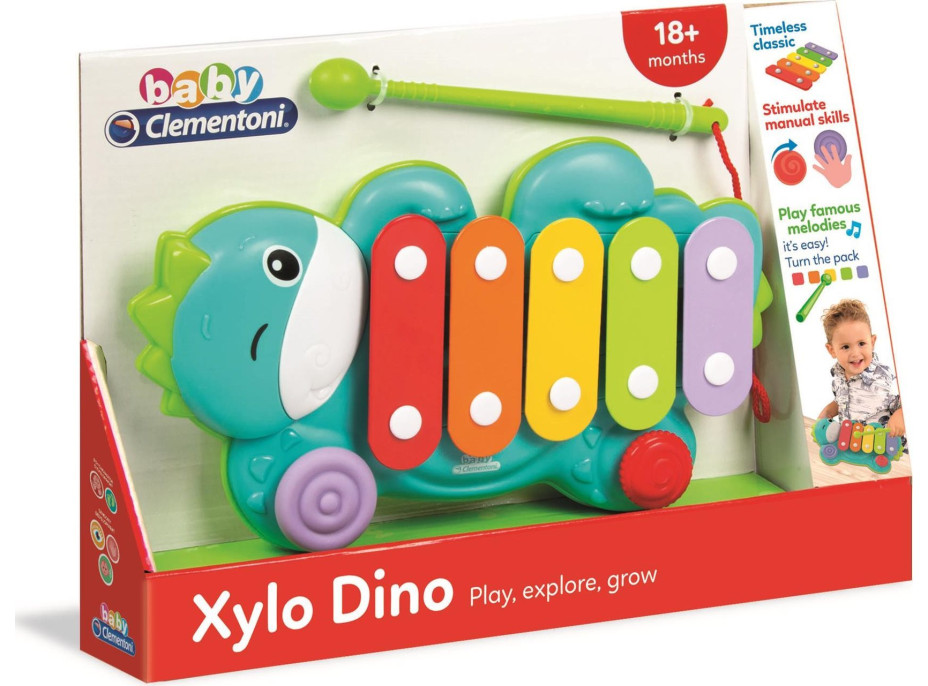 CLEMENTONI BABY Xylofon Dino