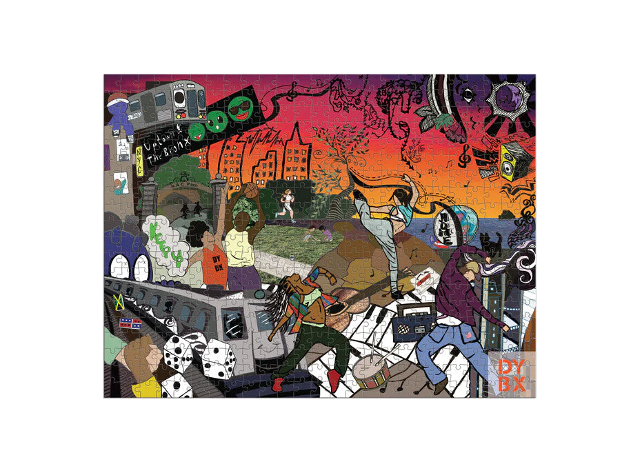 GALISON Oboustranné puzzle Romare Bearden x DreamYard 500 dílků