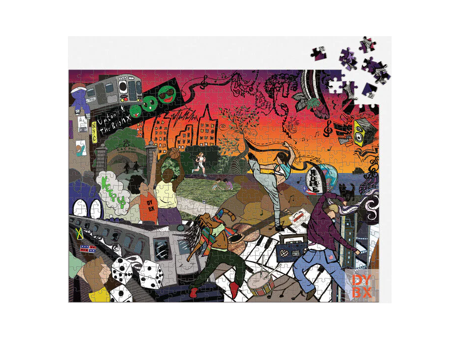 GALISON Oboustranné puzzle Romare Bearden x DreamYard 500 dílků