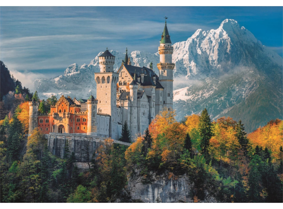 CLEMENTONI Puzzle Hrad Neuschwanstein 500 dílků