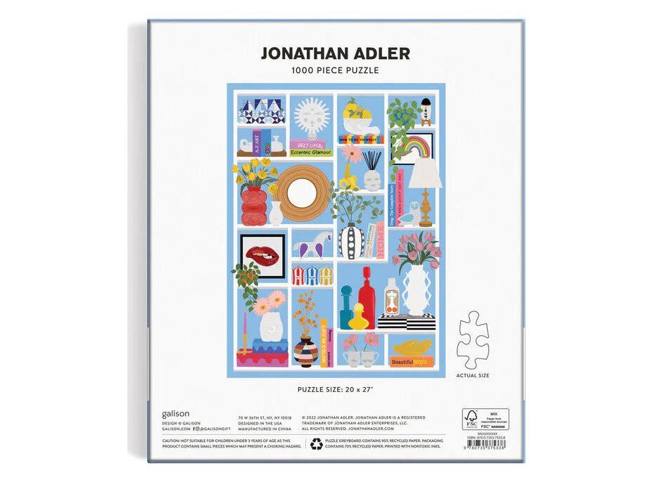 GALISON Puzzle Jonathan Adler - Shelfie 1000 dílků