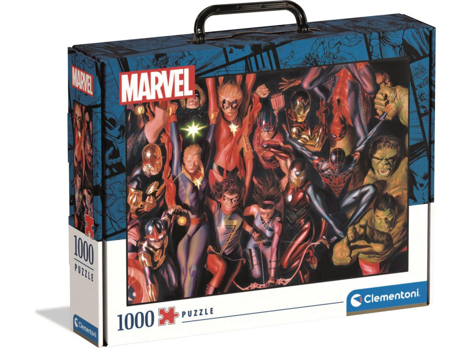 CLEMENTONI Puzzle v kufříku: Avengers 1000 dílků