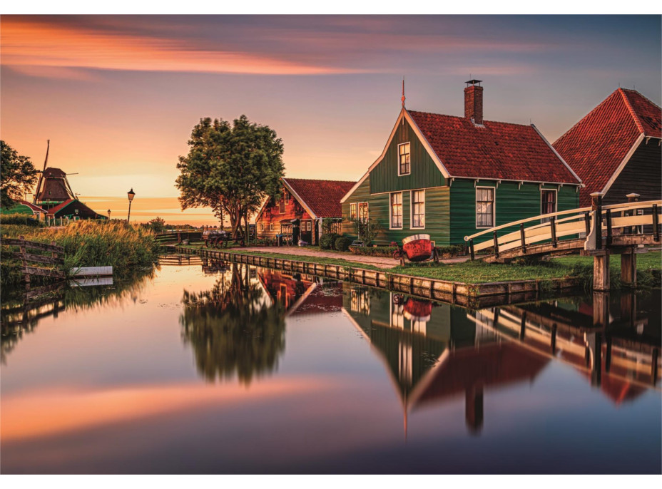 CLEMENTONI Puzzle Vesnice Zaanse Schans 1500 dílků