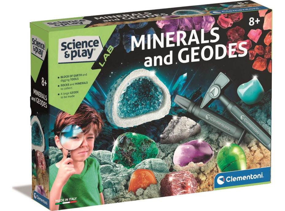 CLEMENTONI Science&Play: Laboratoř minerálů a geod