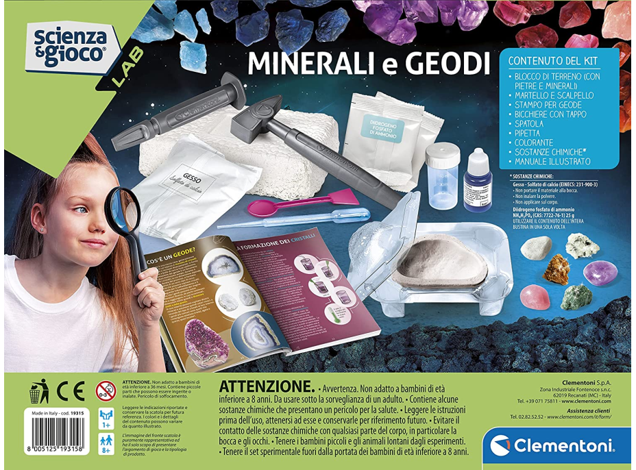 CLEMENTONI Science&Play: Laboratoř minerálů a geod