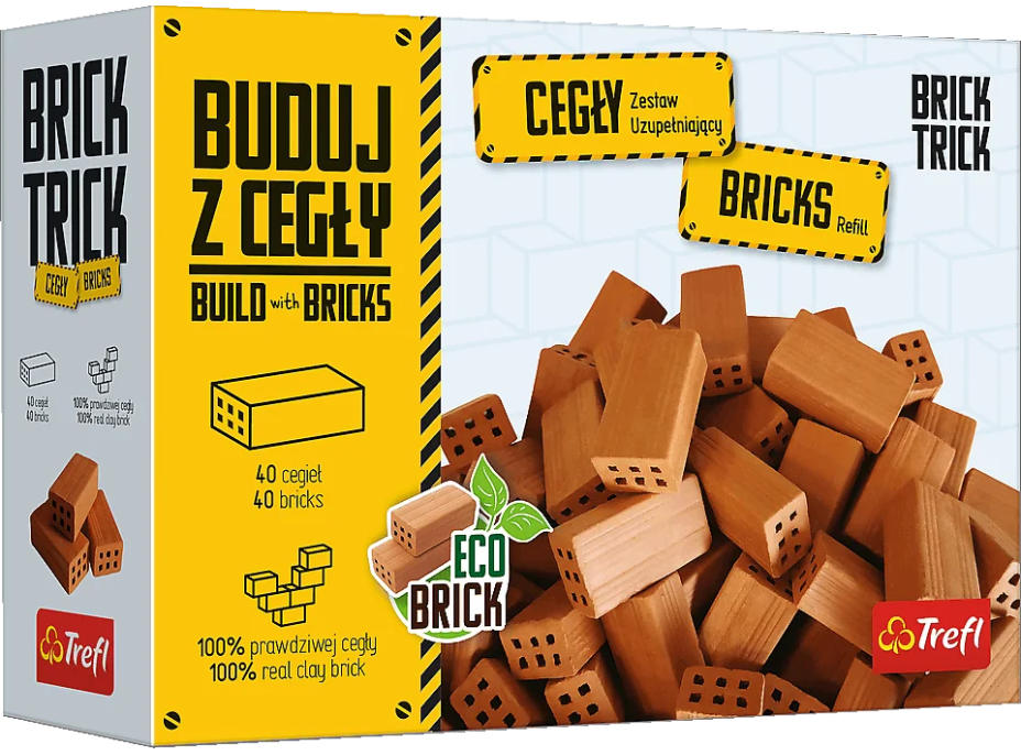 TREFL BRICK TRICK Balení dlouhých cihel 40ks