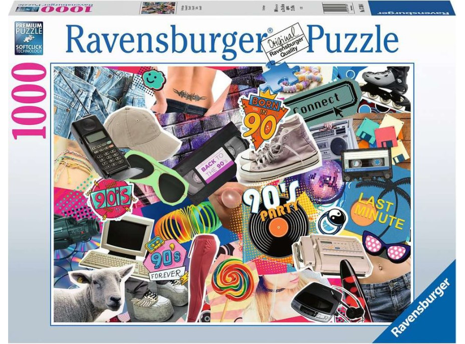 RAVENSBURGER Puzzle 90. léta 1000 dílků