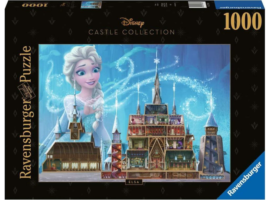 RAVENSBURGER Puzzle Disney Castle Collection: Elsa 1000 dílků