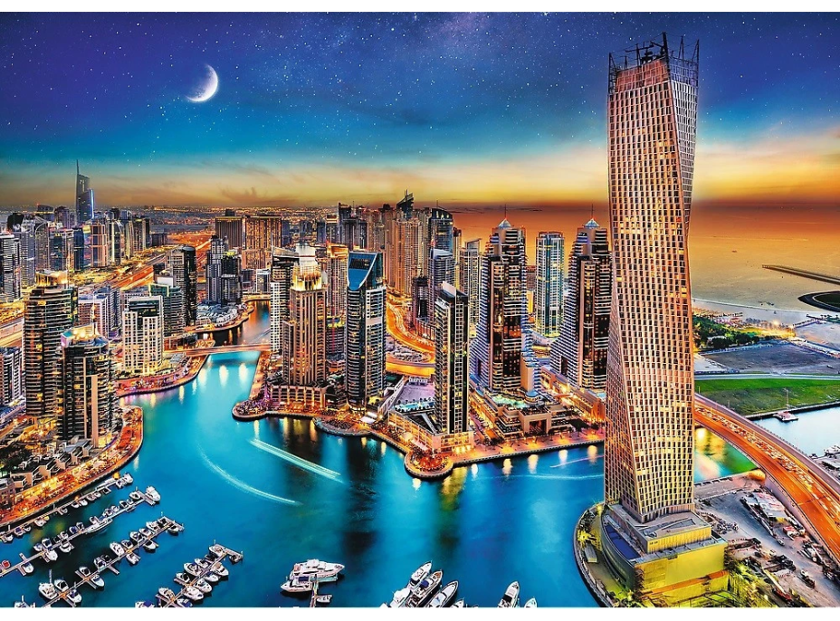 TREFL Puzzle UFT Cityscape: Dubai, Spojené arabské emiráty 500 dílků