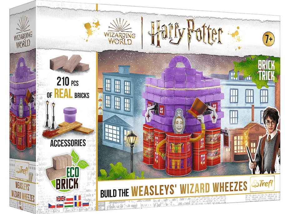 TREFL BRICK TRICK Harry Potter: Weasleyho kouzelnické žertíky M 210 dílů