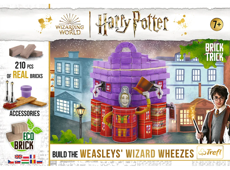 TREFL BRICK TRICK Harry Potter: Weasleyho kouzelnické žertíky M 210 dílů