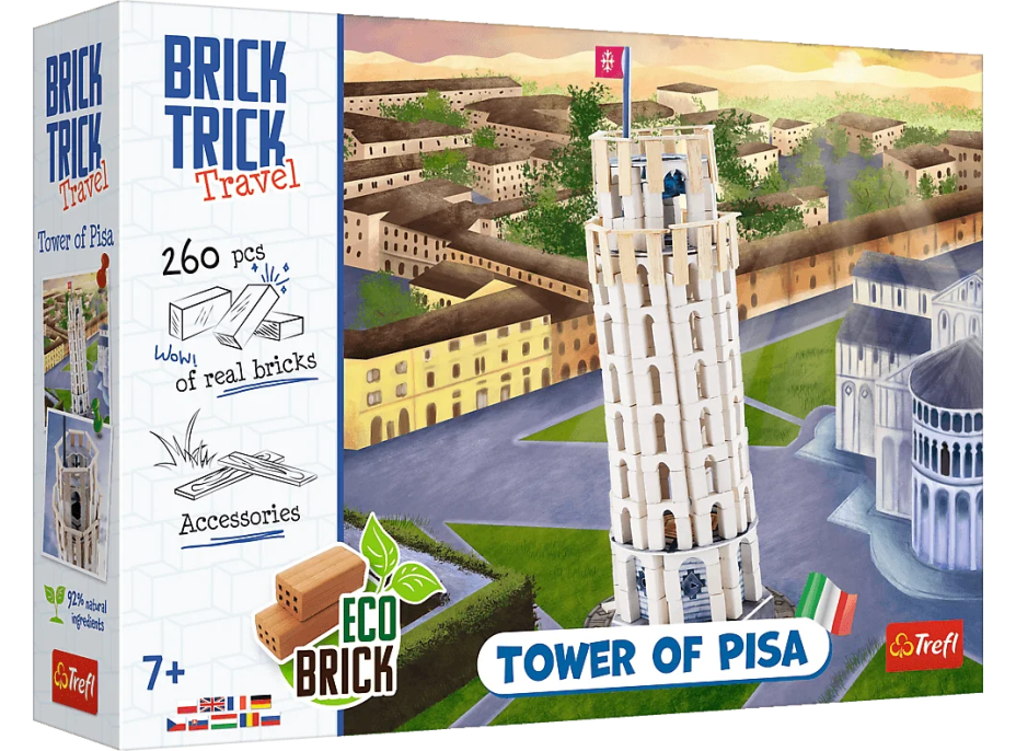 TREFL BRICK TRICK Travel: Šikmá věž v Pise L