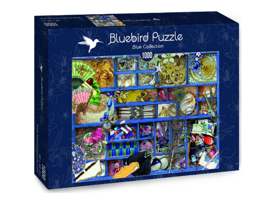 BLUEBIRD Puzzle Modrá kolekce 1000 dílků