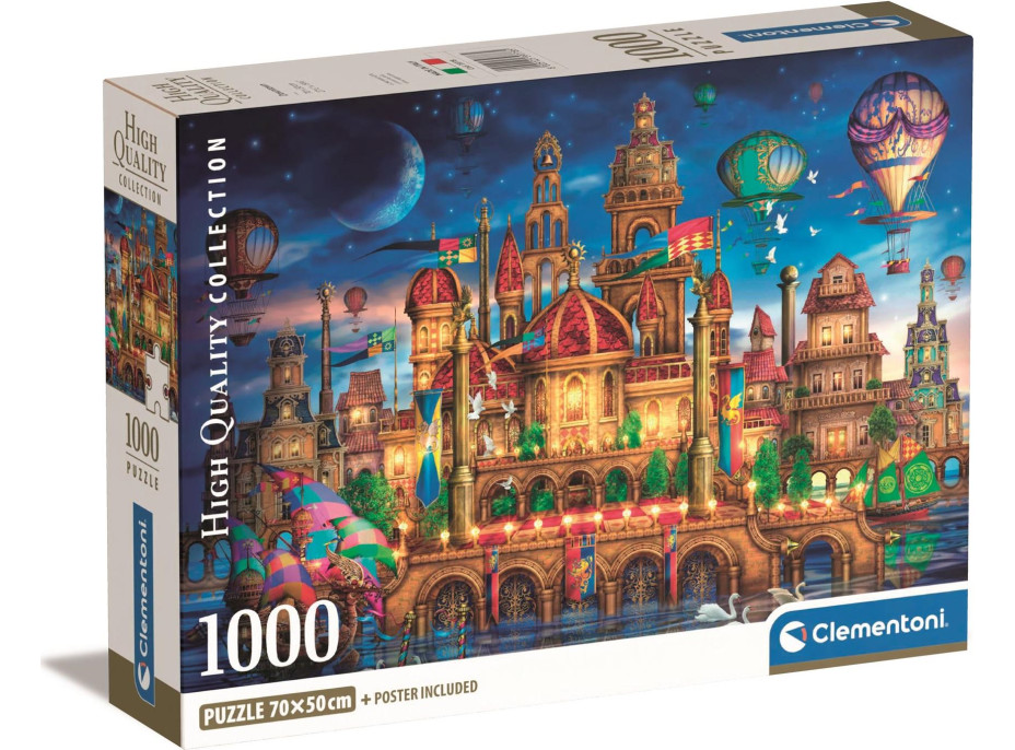 CLEMENTONI Puzzle V centru města 1000 dílků