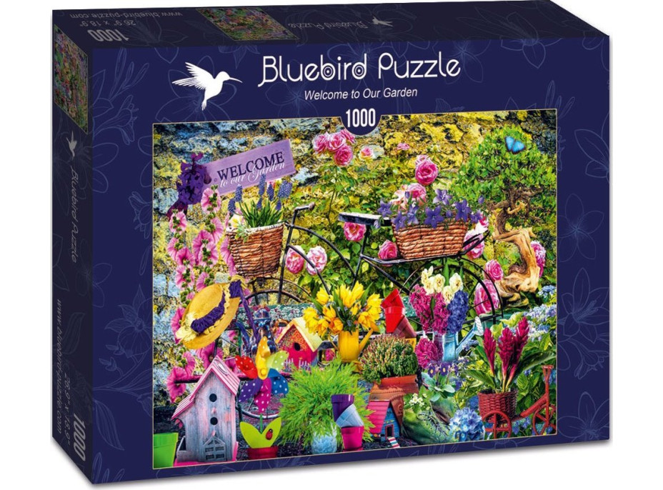 BLUEBIRD Puzzle Vítejte v naší zahradě 1000 dílků