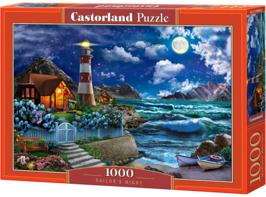 CASTORLAND Puzzle Noc námořníka 1000 dílků