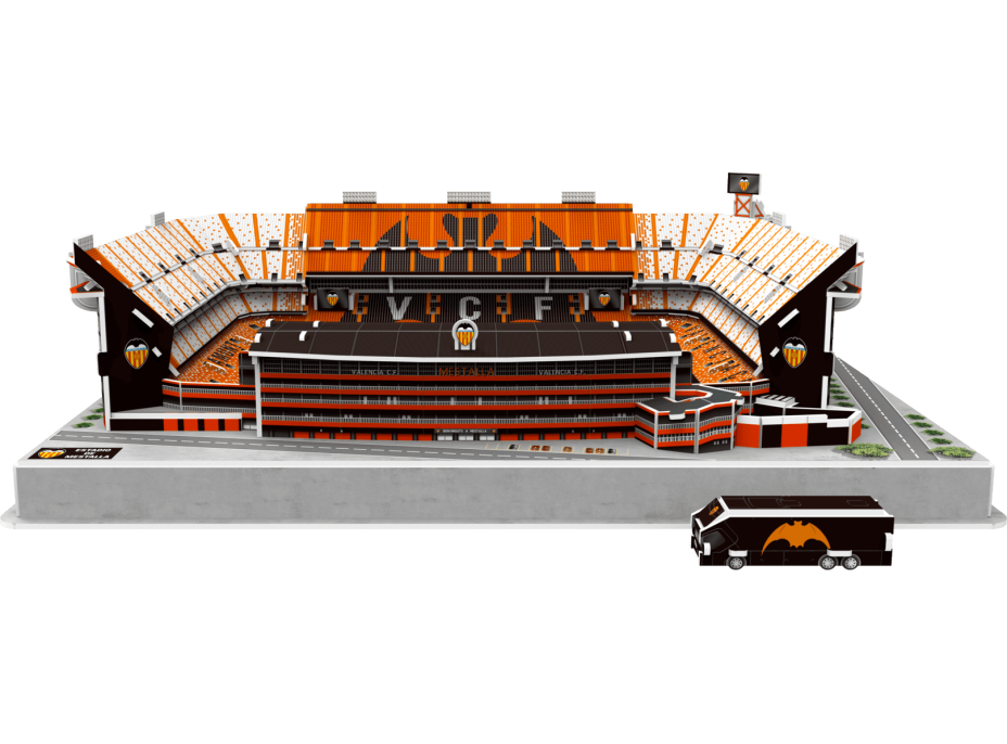 3D PUZZLE STADIUM Svítící 3D puzzle Stadion Mestalla - FC Valencia