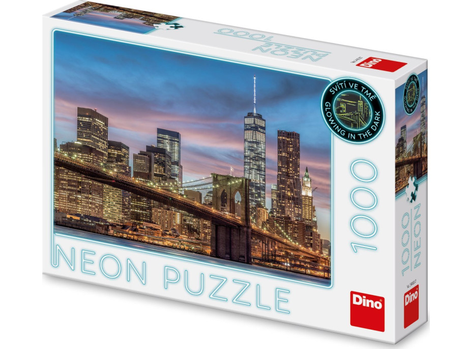 DINO Svítící puzzle New York 1000 dílků