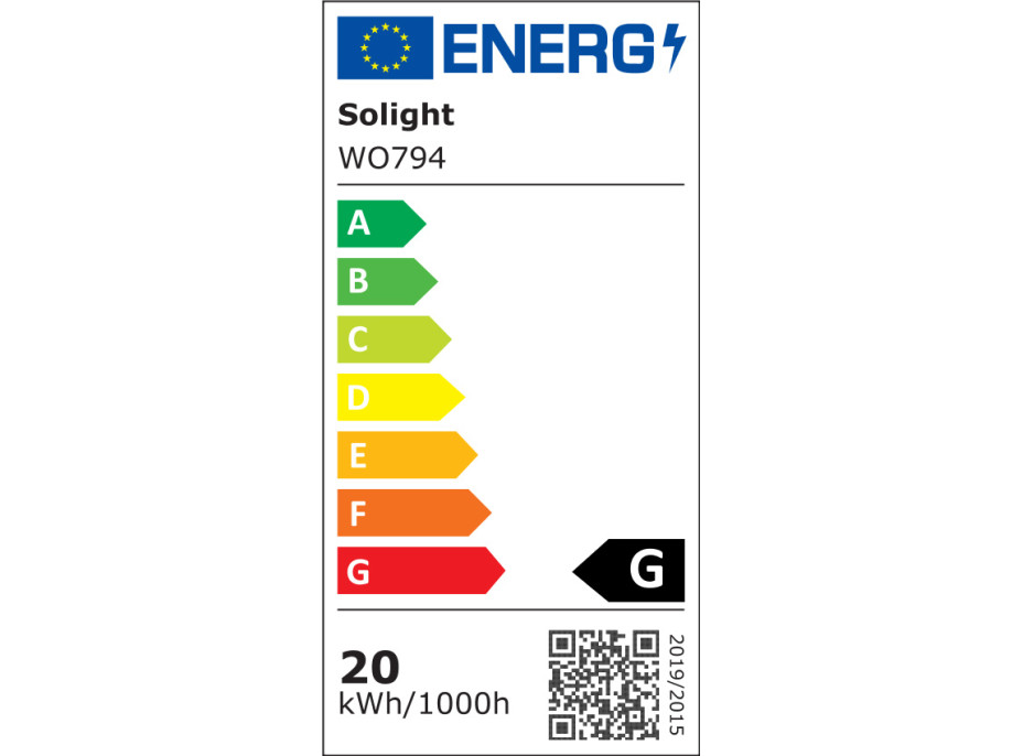 LED venkovní řetěz s žárovkami - 25 žárovek - barva teplá bílá