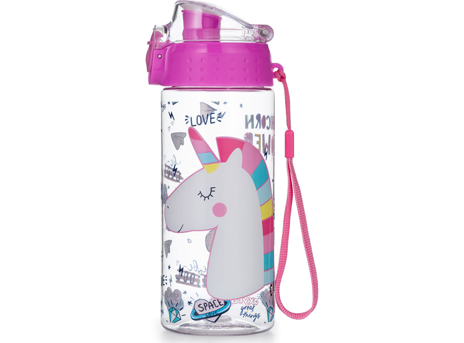 OXYBAG Láhev na pití OXY CLICK Unicorn iconic 500 ml