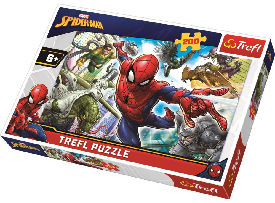 TREFL Puzzle Spiderman: Zrozen k hrdinství 200 dílků