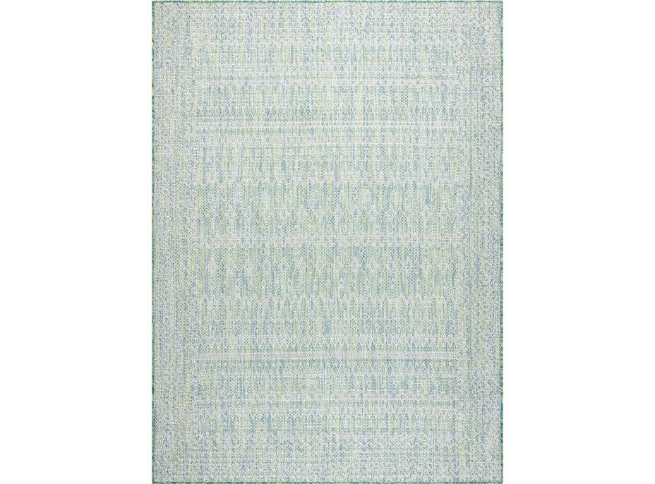 Kusový koberec Sion Sisal Aztec 22184 green/blue/ecru