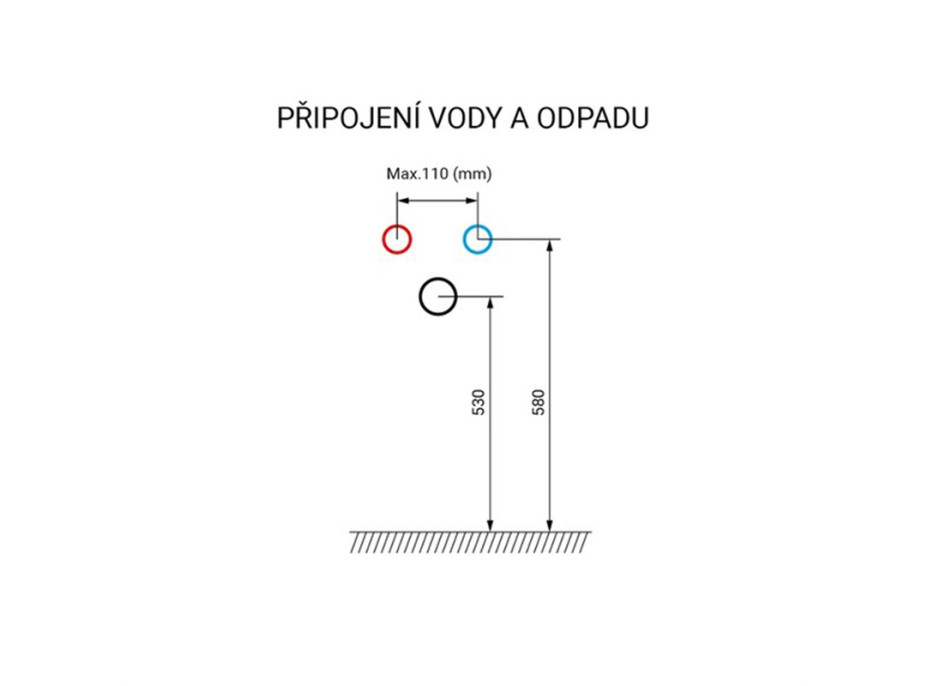 Koupelnová závěsná skříňka BINO s umyvadlem z litého mramoru 121 cm