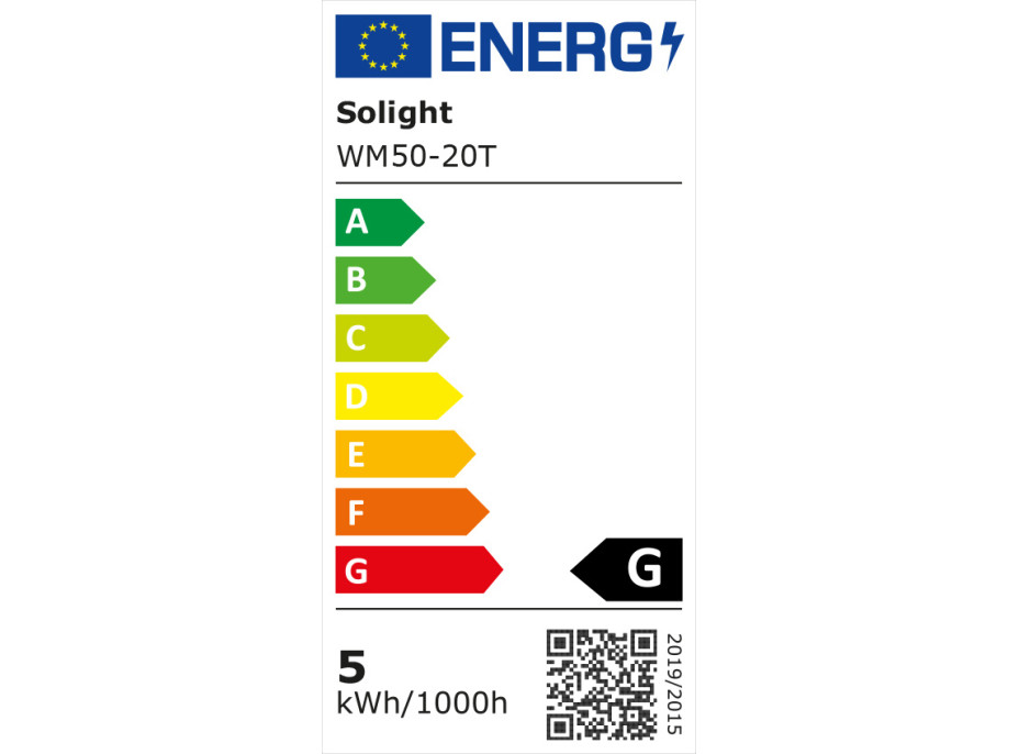 LED světelný pás s testrem, 5m, sada s 12V adaptérem, 4,8W/m, IP20, studená bílá