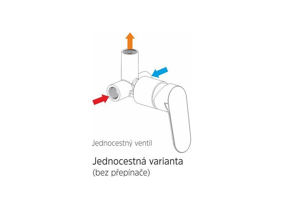 Podomítková bidetová baterie VIANA se sprškou - chromová