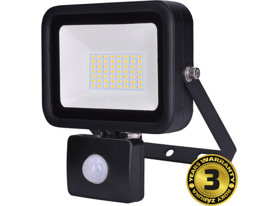 LED reflektor PRO se senzorem, 50W, 4600lm, 5000K, IP44